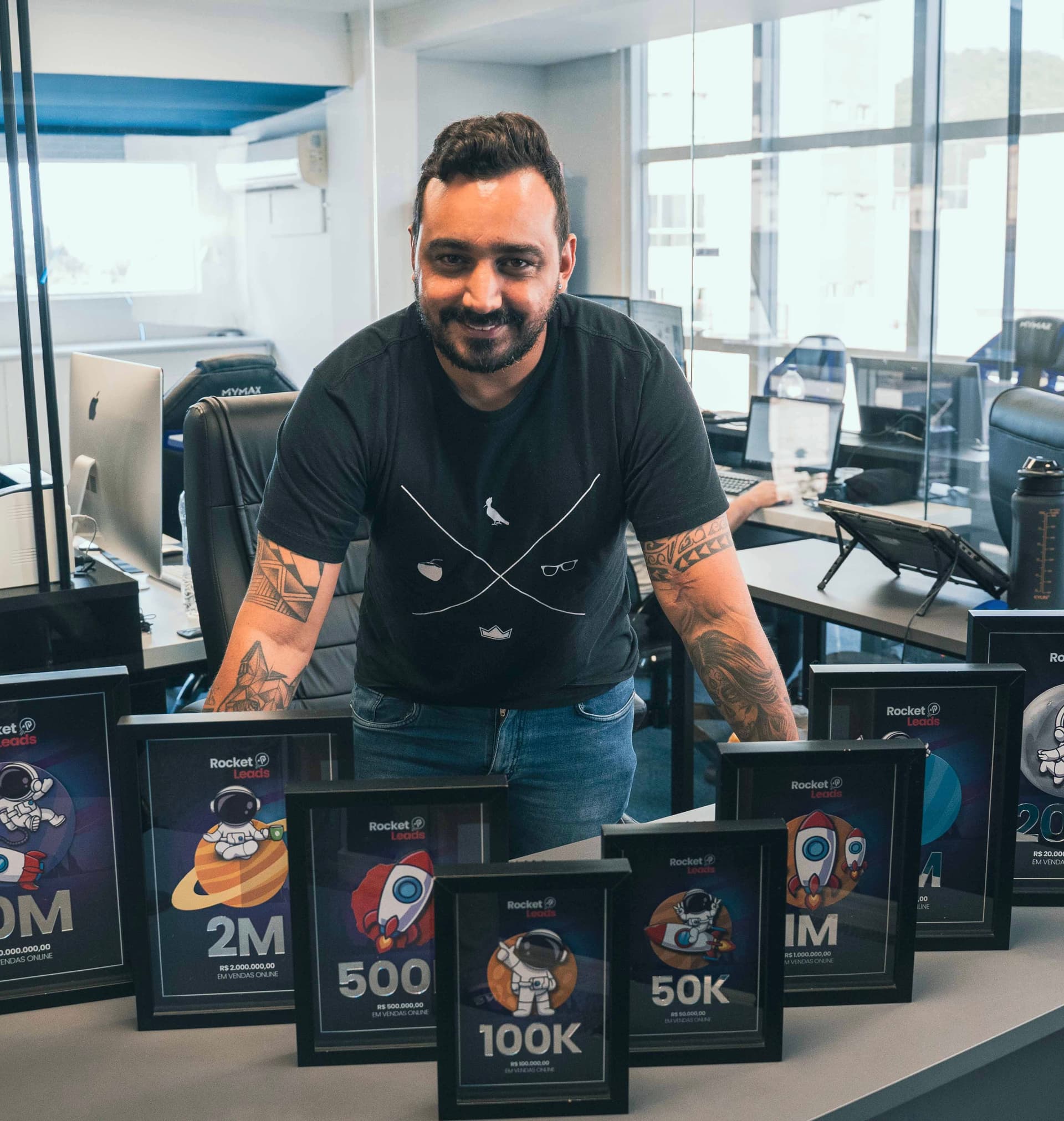 Gledson Poggioni, instrutor do IA Code Club